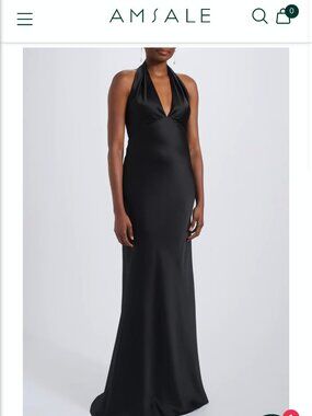 amsale sloan bridesmaid dress Amsale Bridesmaid Dress - Sloan (Navy)